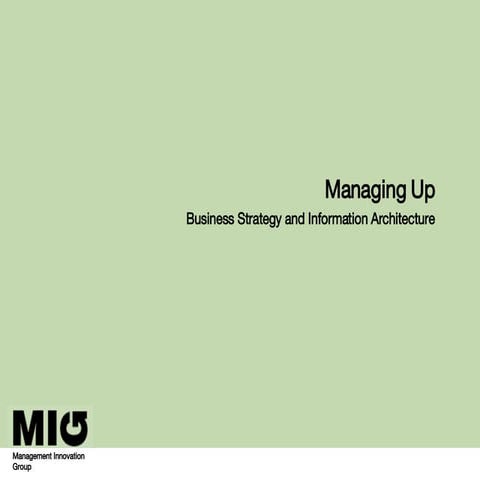 Managing Up | PPT