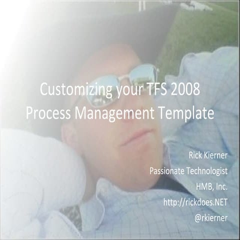Managing Your Application Life Cycle With Tfs 2008