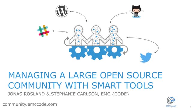 Managing a large open source community - OSCON 2016