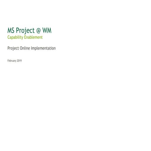 Managing and Optimizing Resources for projects using Project Online