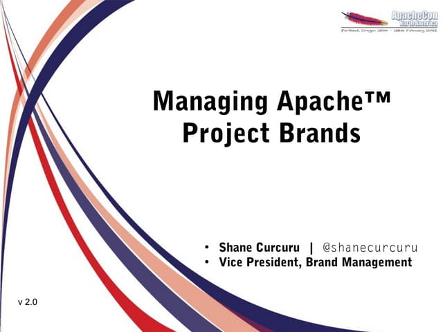 Managing Apache Project Brands