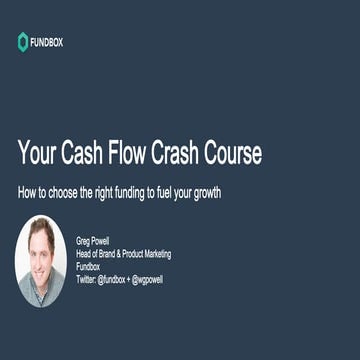 BITZ BOOTCAMP DC: Managing Cash Flow/Profits (aka Why You Are in Business)