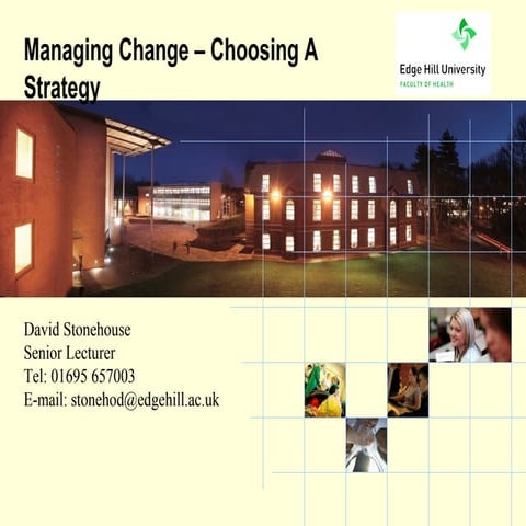 Managing change   choosing a strategy