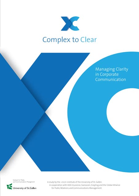 Managing clarity in corporate commu...