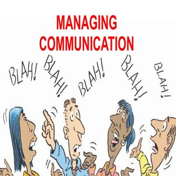 Managing communication
