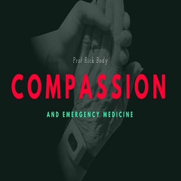 Managing compassion fatigue in Emergency Medicine | PPTX