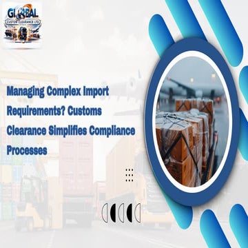 Managing Complex Import Requirements Customs Clearance Simplifies ...