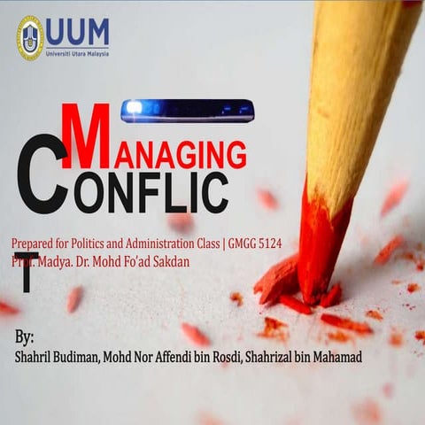 Managing conflict