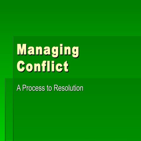 Managing Conflict2