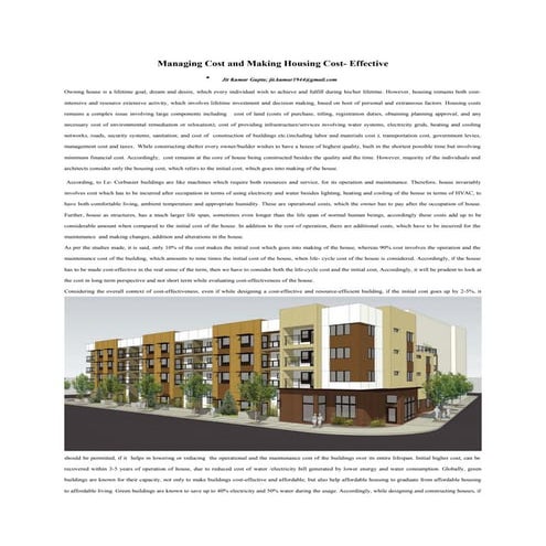 Managing Cost and Making Housing Cost - Copy - Copy.docx