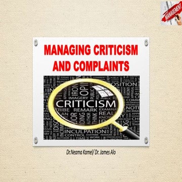 Managing Criticism and Complaints.pptx