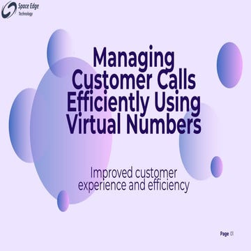 Virtual Number Solutions for Businesses | PPT