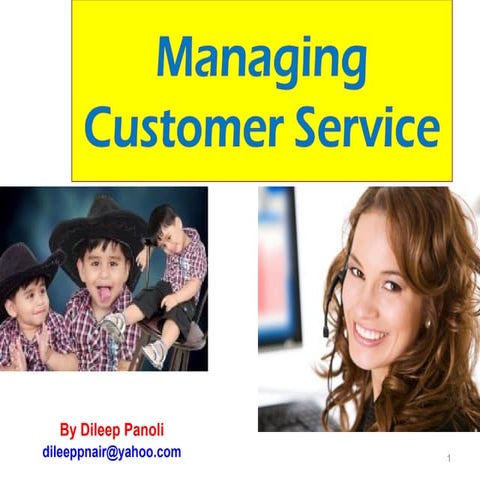 Customer service management