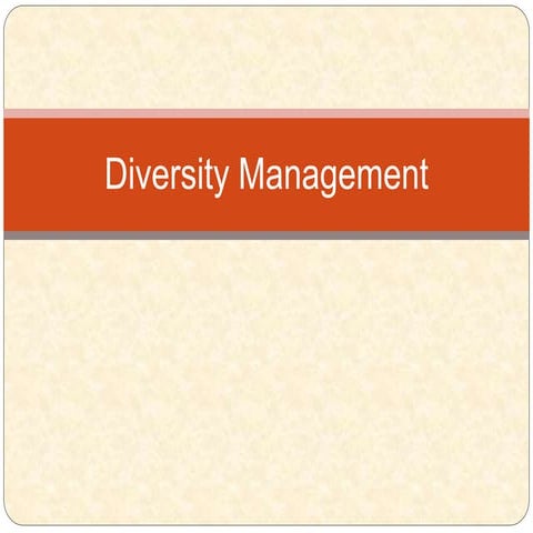 Diversity at workplace | PPTX