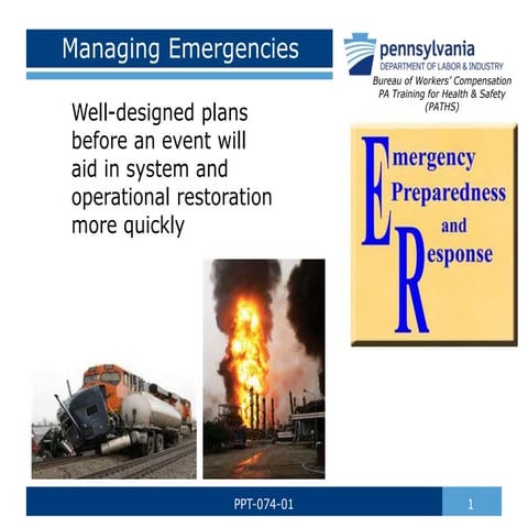 How FEMA Prepares Leaders for Continuity in Face of Terrorism | PPTX