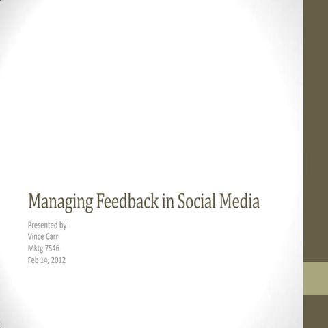 Wendy's social media case study, presented by Brandon Rhoten | PDF
