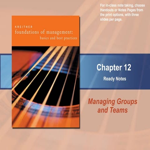 Managing Groups & Teams