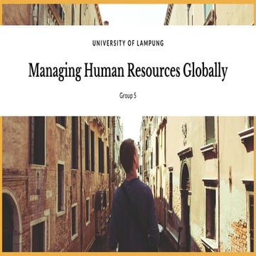 CH 15 Managing human resources globally | PDF