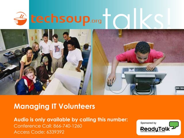 Managing It Volunteers
