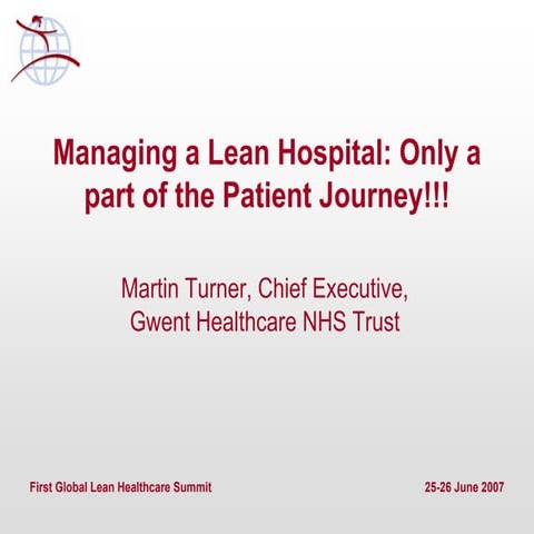 Managing Lean Hospitals