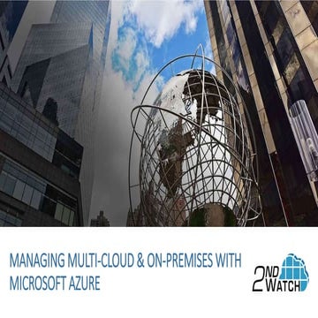 Managing Multi-Cloud and On-Premises with Microsoft Azure