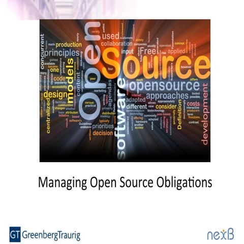 Managing OSS license obligations
