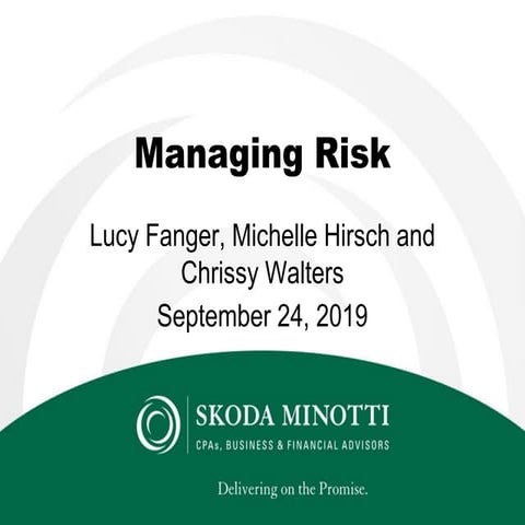 Managing Risk