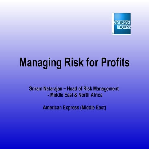 Managingriskforprofit