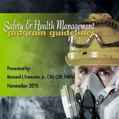 Safety and Health Program Management