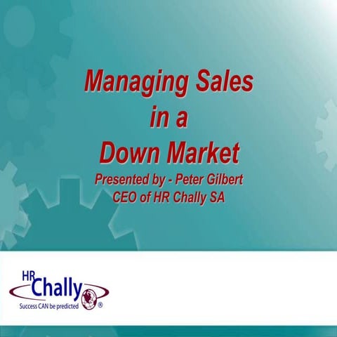 Managing sales in a down market   final