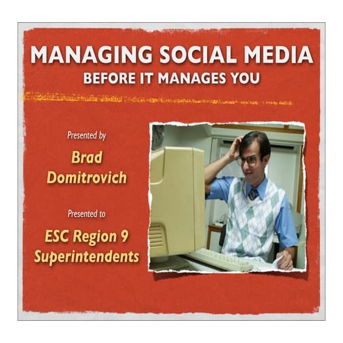 Managing Social Media