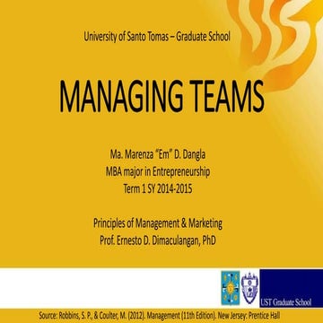 Managing Teams