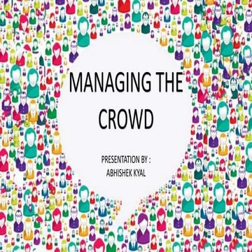 Managing the crowd-  HBR article