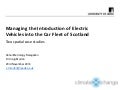 Managing the introduction of electric vehicles into the car fleet of Scotland