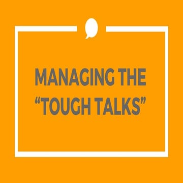 Temple University Keynote: Managing the Tough Talks
