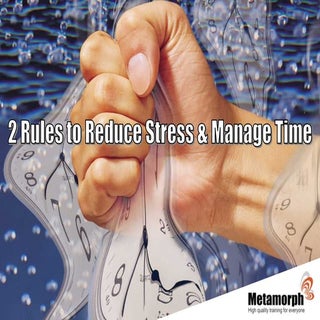 Managing Time & Stress A Different ...