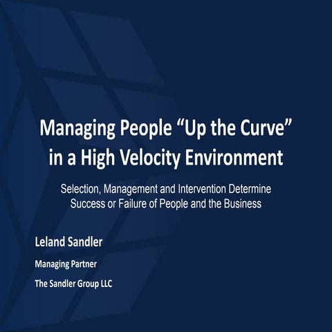 Managing up the Curve- Leland Sandler
