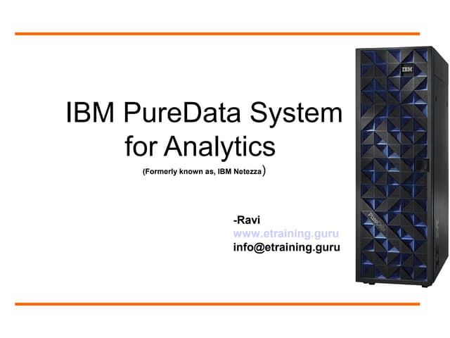 Managing user Online Training in IBM Netezza DBA Development by www.etraining...