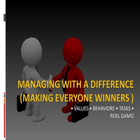 Managing With A Difference Tita Jeslie