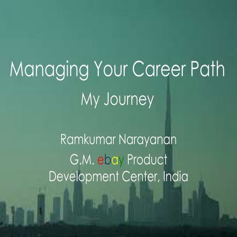 My Career journey | PPTX