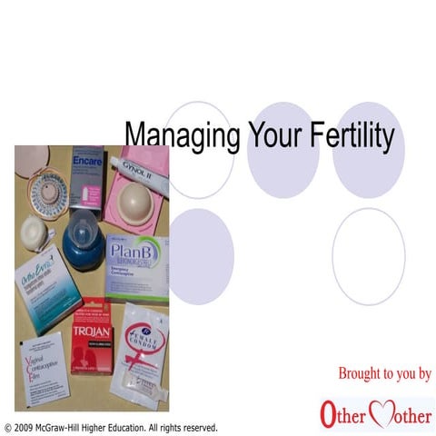 Managing your fertility