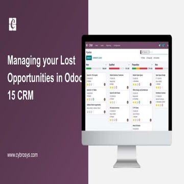 How to Manage Your Lost Opportunities in Odoo 15 CRM