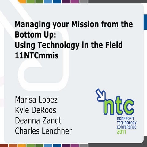 Managing Your Mission From The Bottom Up