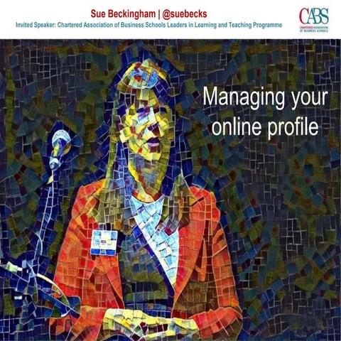 Managing your online profile