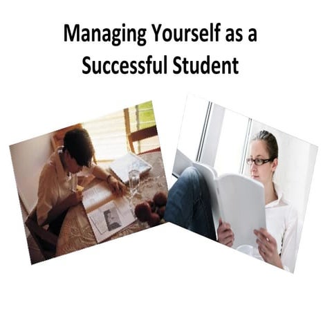Managing yourself as a sucessful student   winter 2014