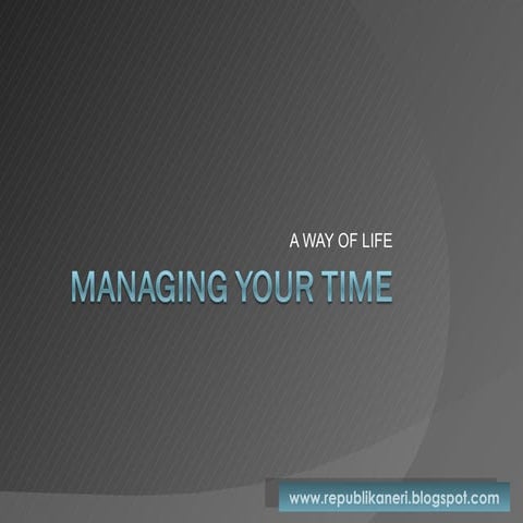 Managing Your Time Nursing | PPT