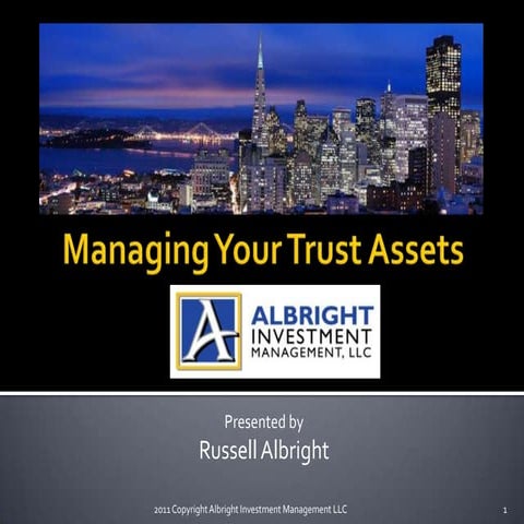 Managing your trust assets