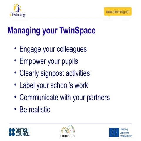 Managing your twin space