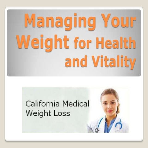California Medical Weight Management Plan