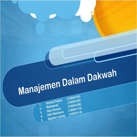 Manajemen dalam Dakwah